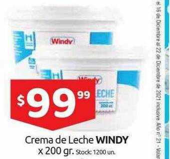 Cordiez Crema De Leche Windy oferta