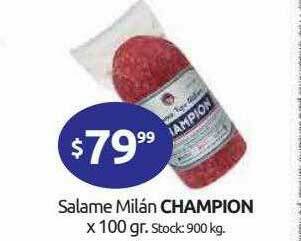 Cordiez Salame Milán Champion oferta