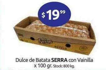 Cordiez Dulce De Batata Serra Con Vainilla oferta