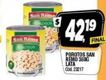 Supermercados Yaguar San Remo Porotos 350g lata oferta