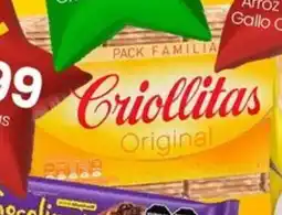 Changomas Crackers criollitas oferta