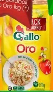 Changomas Arroz paraboli gallo oro oferta