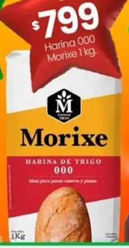 Changomas Morixe harina de trigo 000 oferta