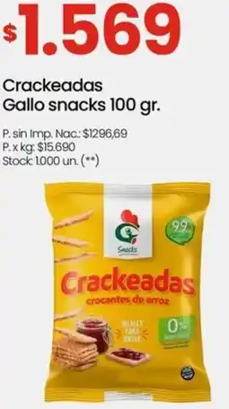 Changomas Crackeadas gallo snacks oferta
