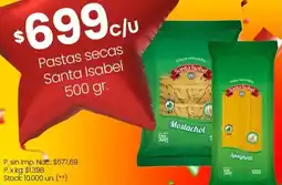 Changomas Santa isabel pastas secas oferta
