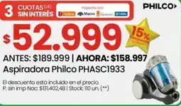 Changomas Philco aspiradora oferta