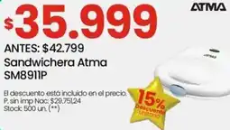 Changomas Atma sandwichera oferta
