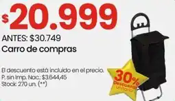 Changomas Carro de compras oferta