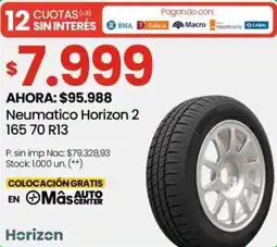 Changomas Horizon neumatico horizon 2 165 70 R13 oferta