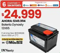 Changomas Dynasty batería oferta