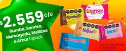 Changomas Rumba, sonrisa, merengada, mellizas o amor tripack oferta