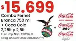 Changomas Combo fernet branca oferta