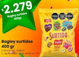 Changomas Bagley surtidos oferta