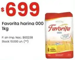 Changomas Favorita harina 000 oferta