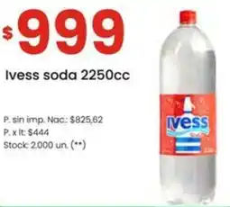 Changomas Ivess soda oferta