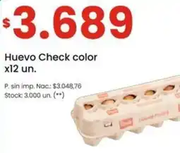 Changomas Check huevo color oferta