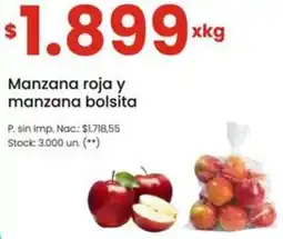 Changomas Manzana roja y manzana bolsita oferta
