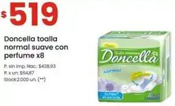 Changomas Doncella toalla normal suave con perfume oferta