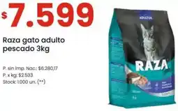 Changomas Raza gato adulto pescado oferta