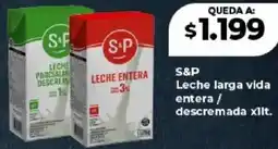 Supermayorista Vital S&P leche larga vida entera / descremada oferta