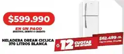 Supermayorista Vital Heladera drean ciclica blanca oferta