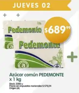 Supermercados Buenos Días Pedemonte azúcar común oferta