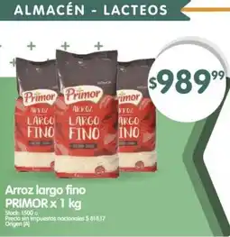 Supermercados Buenos Días Primor arroz largo fino oferta