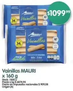 Supermercados Buenos Días Mauri vainillas oferta