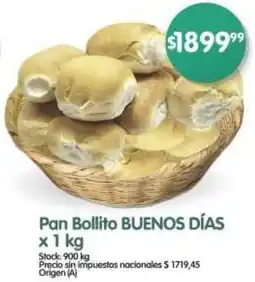 Supermercados Buenos Días Buenos días pan bollito oferta