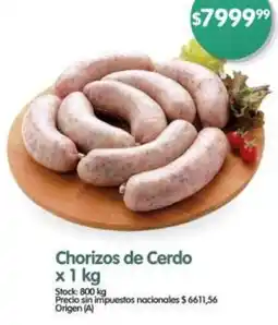 Supermercados Buenos Días Chorizos de cerdo oferta