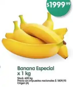 Supermercados Buenos Días Banana especial oferta