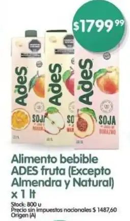 Supermercados Buenos Días Ades alimento bebible fruta oferta