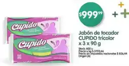 Supermercados Buenos Días Cupido jabón de tocador tricolor oferta