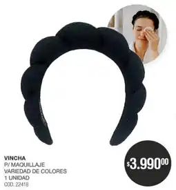 Atomo Conviene Vincha p/maquillaje variedad de colores oferta