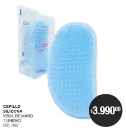 Atomo Conviene Cepillo silicona viral de mano oferta