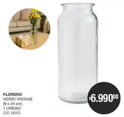 Atomo Conviene Florero vidrio vintage oferta
