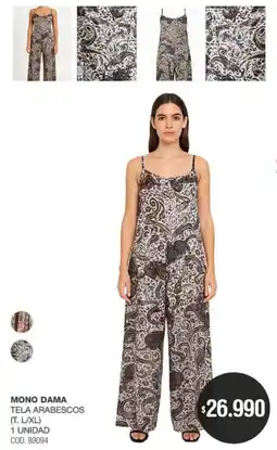 Atomo Conviene Mono dama tela arabescos oferta
