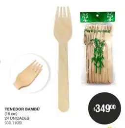 Atomo Conviene Tenedor bambú oferta