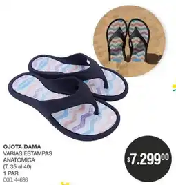 Atomo Conviene Ojota dama varias estampas anatómica oferta