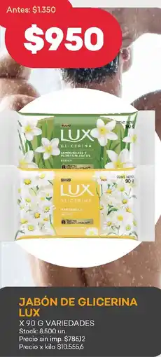 Supermercados Tadicor Lux jabón de glicerina oferta