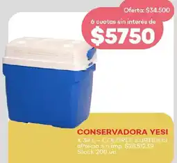 Supermercados Tadicor Yesi conservadora oferta