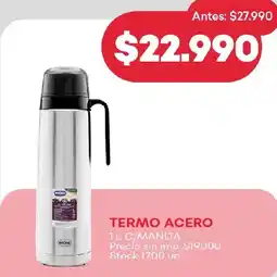 Supermercados Tadicor Acero termo oferta