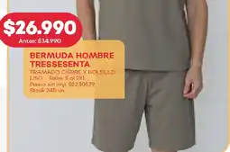 Supermercados Tadicor Bermuda hombre tressesenta oferta