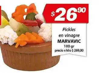 Almacor Marvavic Pickles en Vinagre 100gr oferta