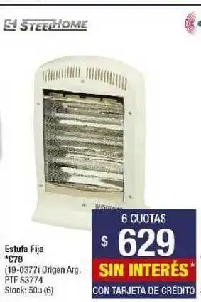 Steel Home Estufa Fija C78