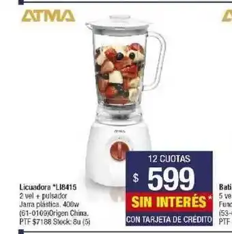 Atma Licuadora Li415
