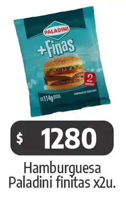 Autoservicio Capo Paladini finitas hamburguesa oferta