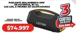 Supermayorista Vital Leiyon parlante inalambrico oferta
