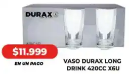 Supermayorista Vital Durax vaso long drink oferta