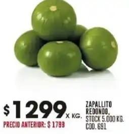 Coto Zapallito redondo oferta